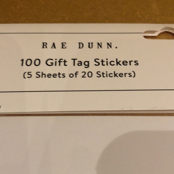 🍒3/30$.🎁🎄Rae Dunn 100 Gift Tag Stickers 🎁🎄 - Picture 5 of 7